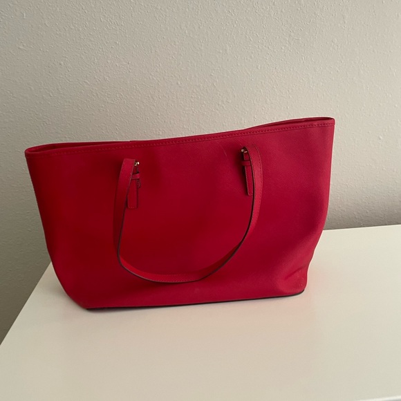 Michael Kors Red Tote - Picture 2 of 3